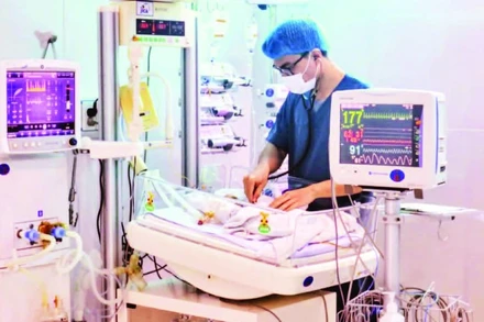 Khoa hồi sức trẻ sơ sinh cực non (Bệnh viện Nhi Thái Bình) đi vào hoạt động từ tháng 1/2025.