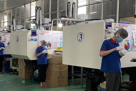 Công ty Trách nhiệm hữu hạn Nhựa Nhị Bình tại Khu công nghiệp Việt Nam-Singapore IIA (tỉnh Bình Dương) có lao động trở lại làm việc đạt tỷ lệ 100% ngay từ đầu năm.