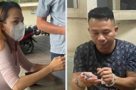 Đối tượng Nguyễn Thị Thắm và Trần Đức Hữu bị khởi tố, bắt tạm giam. 