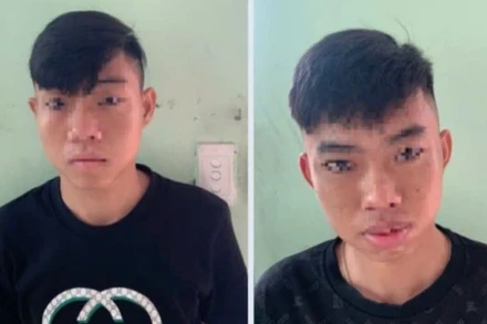 Các đối tượng liên quan vụ gây rối trật tự công cộng.