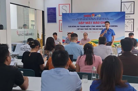 Ban Tổ chức thông tin về Giải bóng đá nam thanh niên công nhân tỉnh Bình Dương Cúp Báo Tuổi trẻ Thủ đô năm 2024