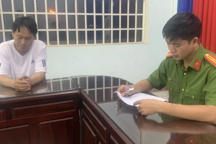 Đối tượng Hồ Văn Khởi đã bị tạm giữ.