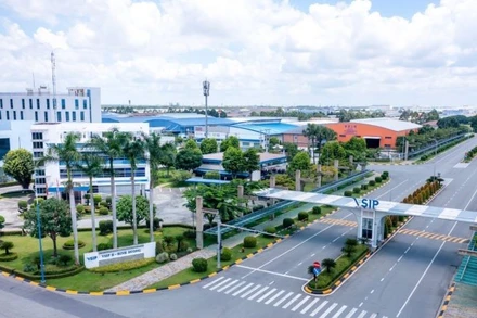 Một góc Khu công nghiệp Việt Nam-Singapore 2 tại tỉnh Bình Dương.