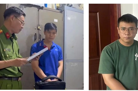 Khởi tố bị can Nguyễn Hoàng An và bị can Đặng Hữu Thiên Hưng. 