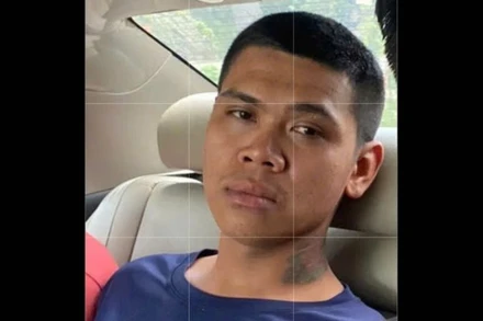 Đối tượng Lê Văn Hân bị tạm giữ. 