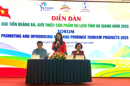 Diễn đàn xúc tiến quảng bá du lịch Hà Giang tại Thành phố Hồ Chí Minh.