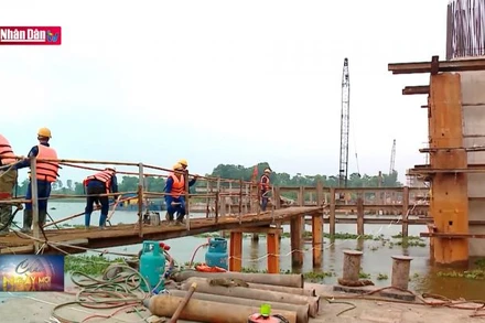 Mặt bằng cản tiến độ thi công cầu bến mới