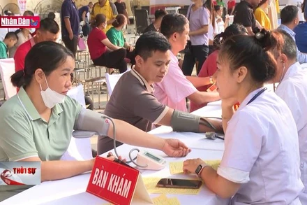 Ngày hội hiến máu giọt hồng biên cương