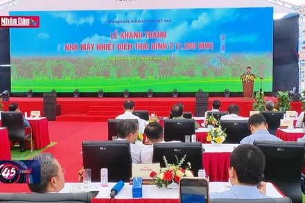 Khánh thành nhà máy nhiệt điện Thái Bình 2