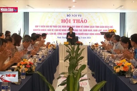 14 tỉnh miền Trung góp ý dự thảo về công tác cán bộ cấp xã