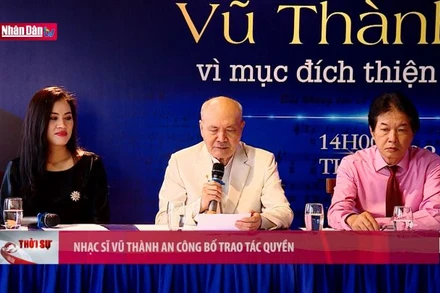 Nhạc sĩ Vũ Thành An công bố trao tác quyền