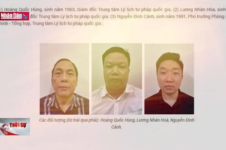 Bắt tạm giam Giám đốc Trung tâm Lý lịch tư pháp quốc gia