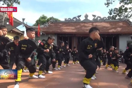 Ngày hè lên chùa luyện võ, rèn đức