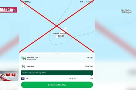 Grab bị phạt 60 triệu đồng vì vi phạm bản đồ trên ứng dụng