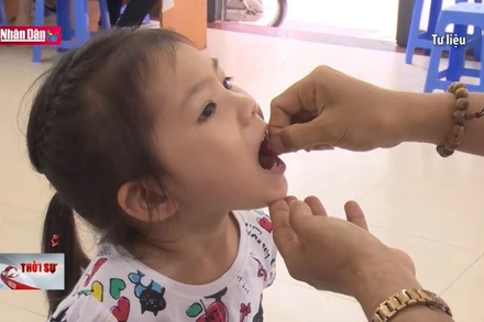 Trẻ dưới 5 tuổi được uống vitamin A đợt một từ ngày 1-6-2023