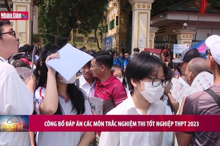 Công bố đáp án các môn trắc nghiệm thi tốt nghiệp THPT 2023