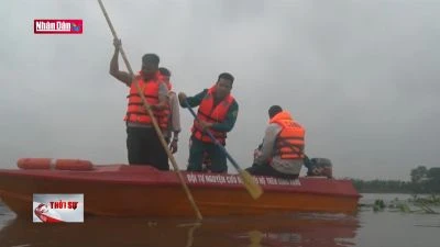 Hải Dương: Đội tự nguyện cứu nạn, cứu hộ trên sông