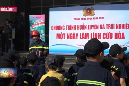Trải nghiệm một ngày làm lính cứu hỏa