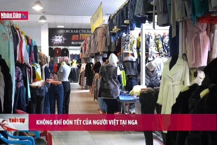 Không khí đón Tết của người Việt tại Nga