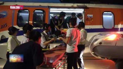 Mở trạm cấp cứu vệ tinh bằng đường thủy và đường hàng không