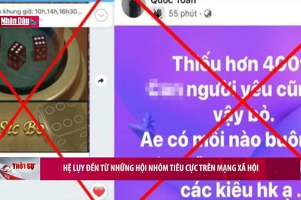 Hệ lụy đến từ những hội nhóm tiêu cực trên mạng xã hội
