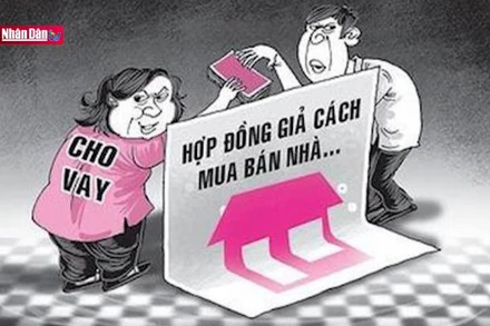 Tín dụng đen núp bóng hợp đồng giả cách