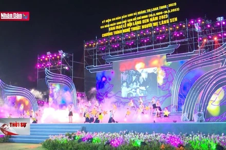 Khai mạc Lễ hội Làng Sen năm 2023