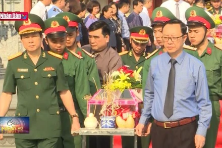 An táng liệt sĩ hi sinh trong chiến đấu bảo vệ biên giới phía Bắc