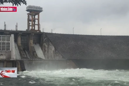 Thủy điện Thác Bà xả nước phục vụ gieo cấy lúa vụ xuân 2023