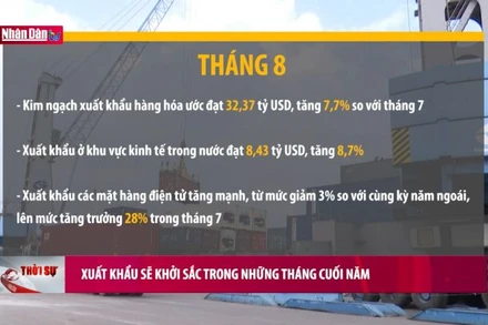 Xuất khẩu sẽ khởi sắc trong những tháng cuối năm