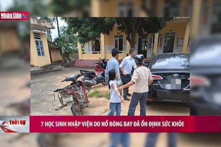 7 học sinh nhập viện do nổ bóng bay đã ổn định sức khỏe