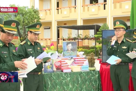 Sôi nổi Ngày Sách và văn hóa đọc với chiến sĩ biên phòng