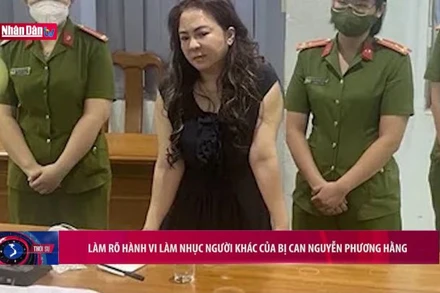 Làm rõ hành vi làm nhục người khác của bị can Nguyễn Phương Hằng