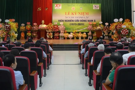 Đông đảo các nhà khoa học dự Lễ kỷ niệm 50 năm Ngày thành lập Viện Nghiên cứu Đông Nam Á.