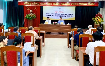Quang cảnh buổi hội thảo.