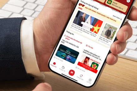 Tin tức của báo Nhân Dân trên ứng dụng VNeID.