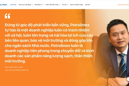 Ông Phạm Văn Thanh - Chủ tịch Hội đồng quản trị, người đại diện theo pháp luật của Tập đoàn tạm thời điều hành Petrolimex. (Nguồn: Website Petrolimex)