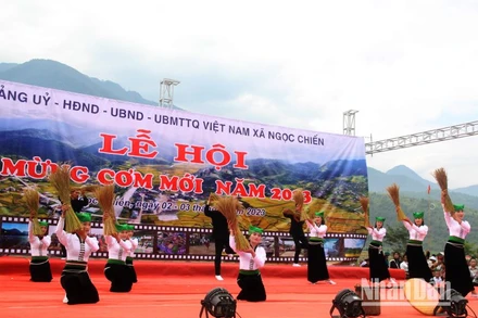 Lễ hội mừng cơm mới được xã Ngọc Chiến tổ chức vào dịp mùa lúa chín cuối tháng 8 và đầu tháng 9 hằng năm.