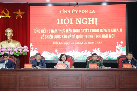 Đồng chí Trương Thị Mai, dự và chỉ đạo hội nghị tổng kết 10 năm thực hiện Nghị quyết Trung ương 8, khóa XI.
