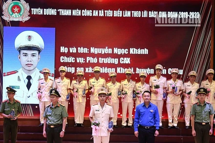 Vinh danh thanh niên Công an xã tiêu biểu trong lực lượng Công an Sơn La.