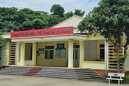 Công trình văn hóa ở xã Thọ Thanh, huyện Thường Xuân.