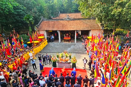 Đền thờ Bà Triệu ở xã Triệu Lộc, huyện Hậu Lộc, tỉnh Thanh Hóa.