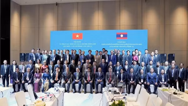 Các đại biểu tham dự Hội nghị Tư pháp các tỉnh có chung đường biên giới Việt Nam-Lào mở rộng lần thứ 6. (Ảnh: TL)