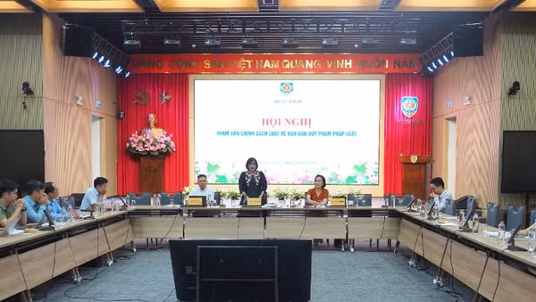 Hội nghị tham vấn chính sách Luật về văn bản quy phạm pháp luật. (Ảnh: TL)