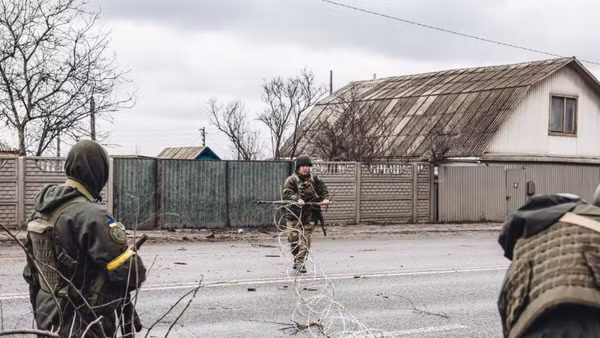Binh sĩ Ukraine. (Ảnh: Tân Hoa xã)