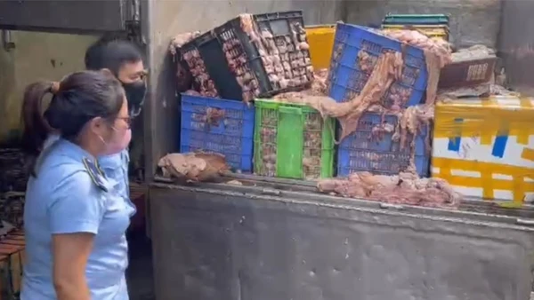 Thực phẩm bẩn, thực phẩm giả... kịp thời được ngăn chặn trước khi bị tuồn ra thị trường. (Ảnh: Chi cục Quản lý thị trường Hà Nội)