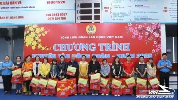 Chương trình Chuyến tàu Công đoàn năm 2026 tiếp tục được Tổng Liên đoàn Lao động Việt Nam triển khai.