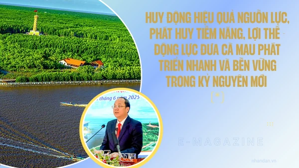 Huy động hiệu quả nguồn lực, phát huy tiềm năng, lợi thế - Động lực đưa Cà Mau phát triển nhanh và bền vững trong kỷ nguyên mới
