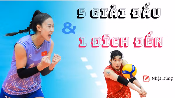 5 giải đấu & 1 đích đến