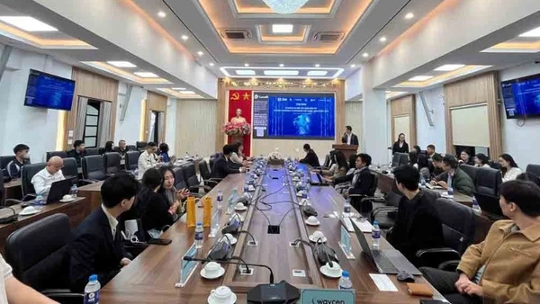 Quang cảnh Tọa đàm Startup AI với các nhà đầu tư Global Demoday & Pitching Việt Nam-Hàn Quốc 2025. (Ảnh: MINH NHẬT)